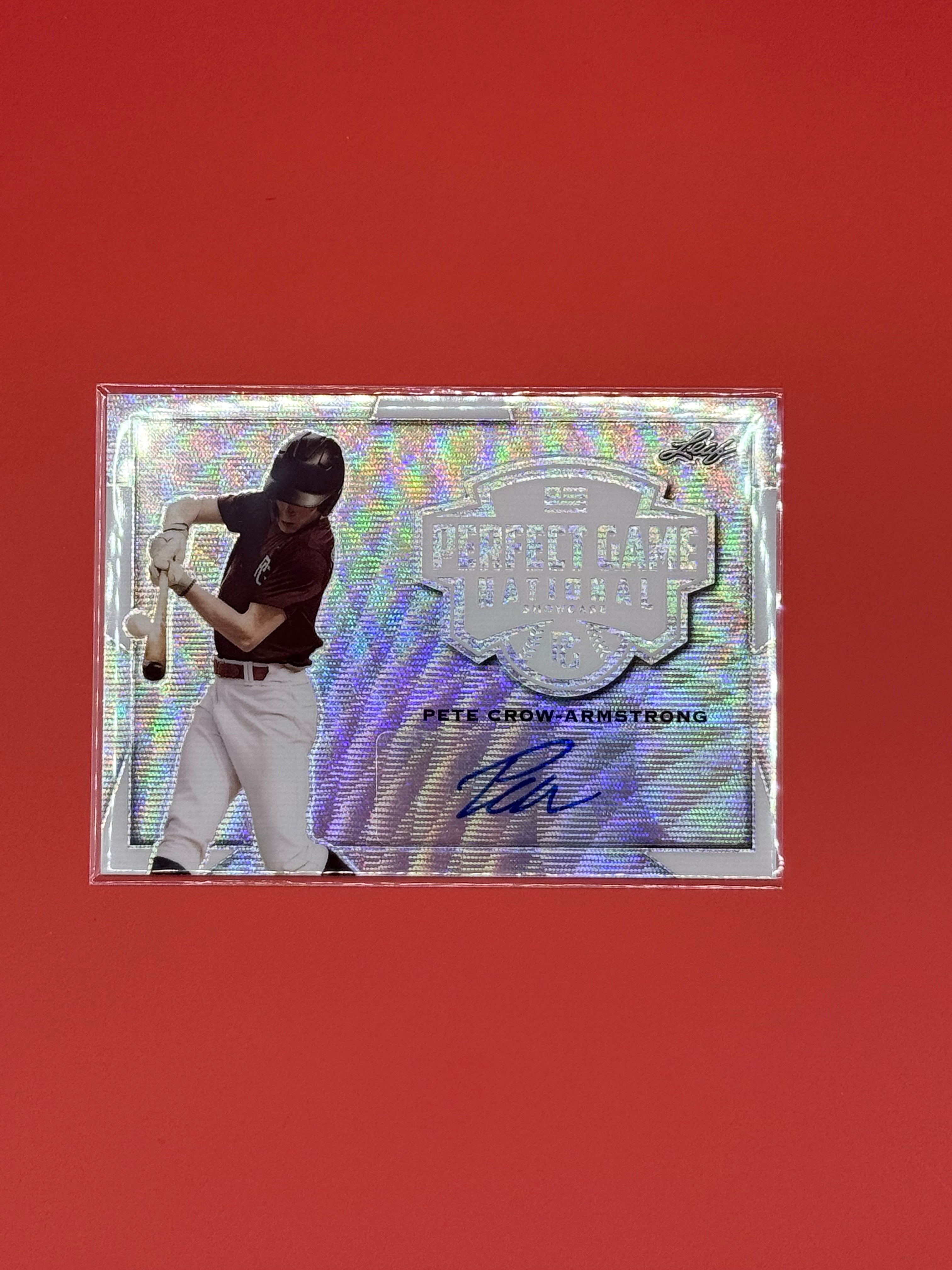 2019 Leaf Perfect Game Pete Crow-Armstrong Auto /12