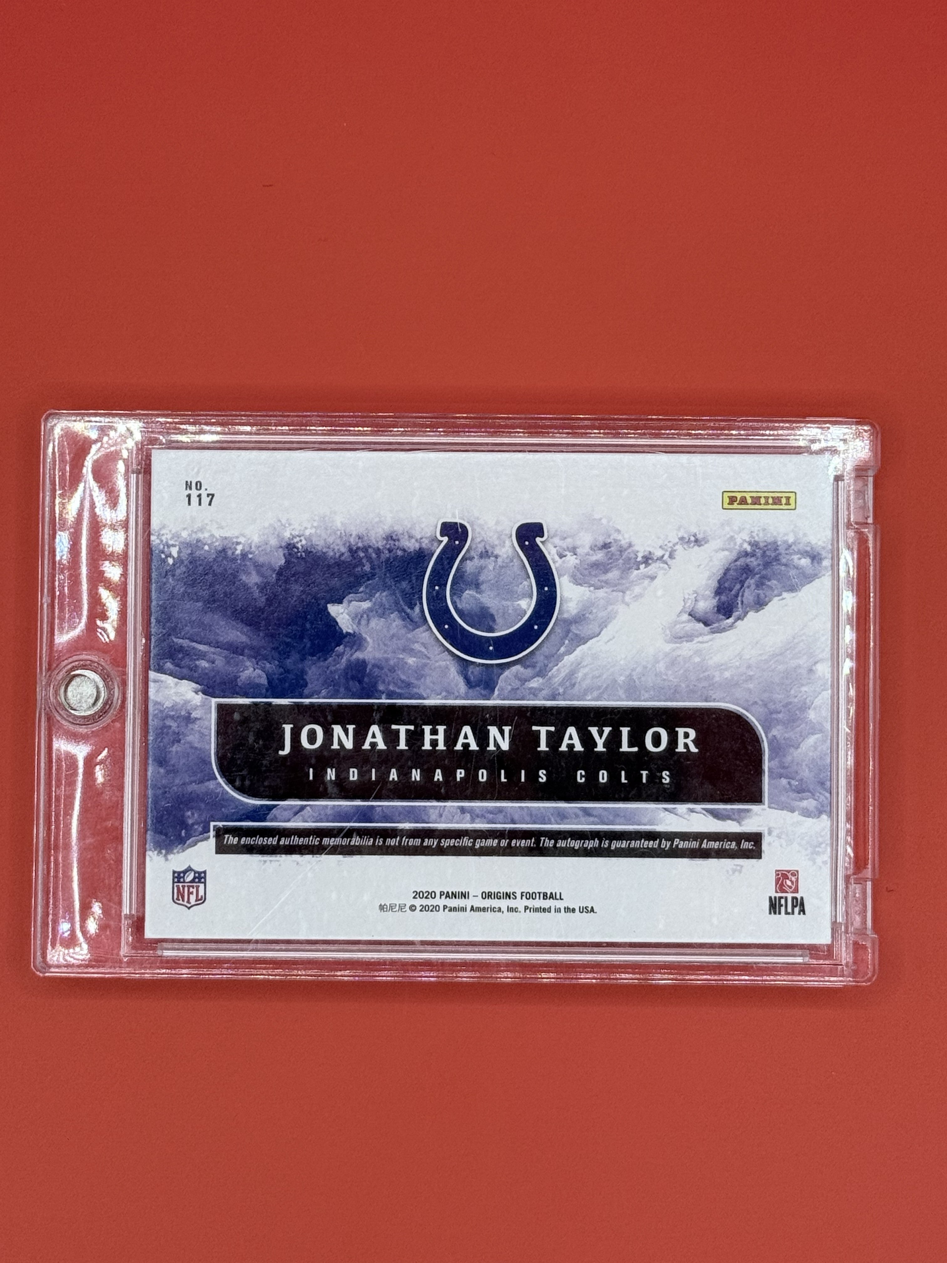 2020 Panini Origins Jonathan Taylor RPA