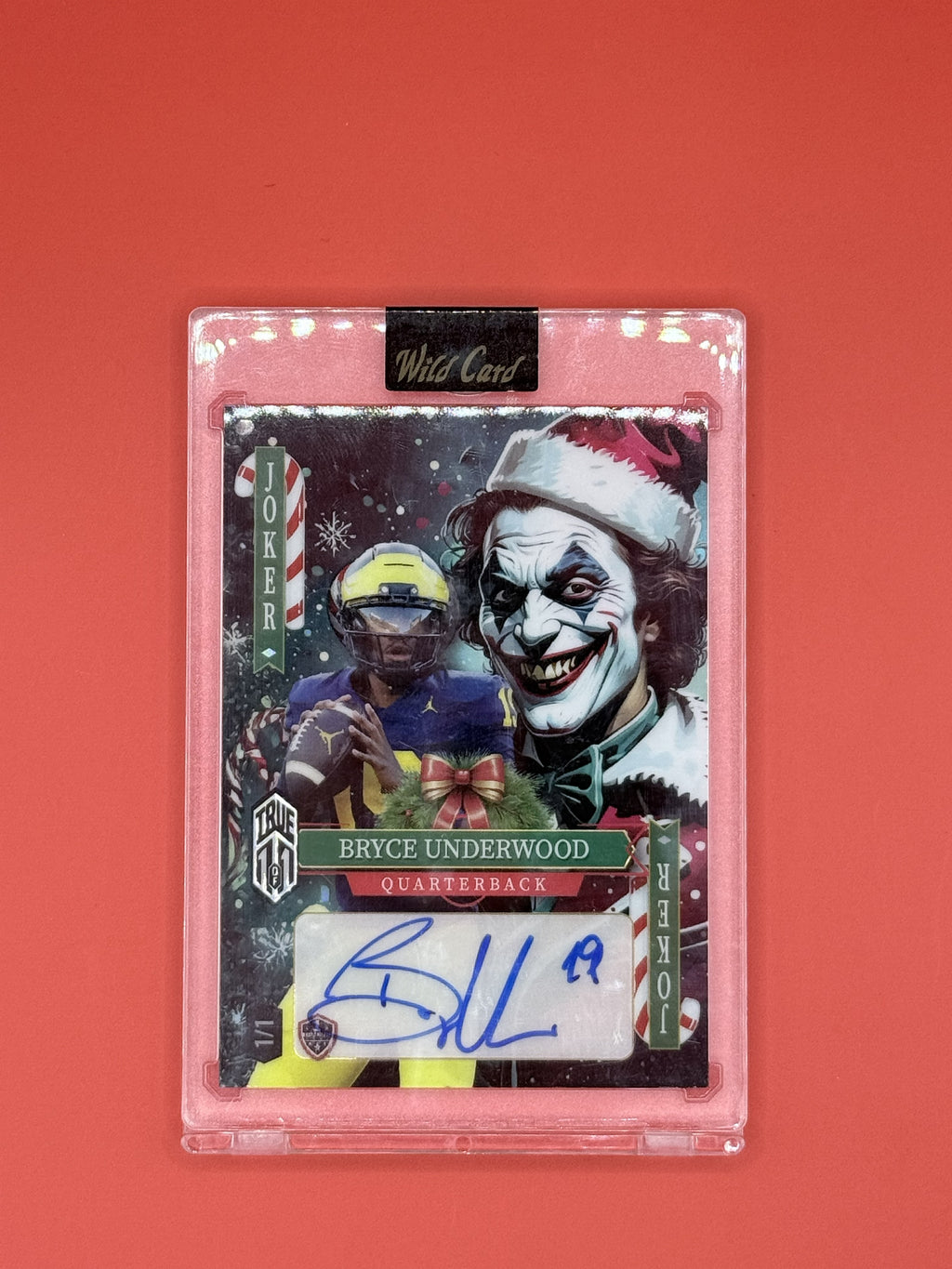 Wild Card Jokers Wild Bryce Underwood Auto 1/1