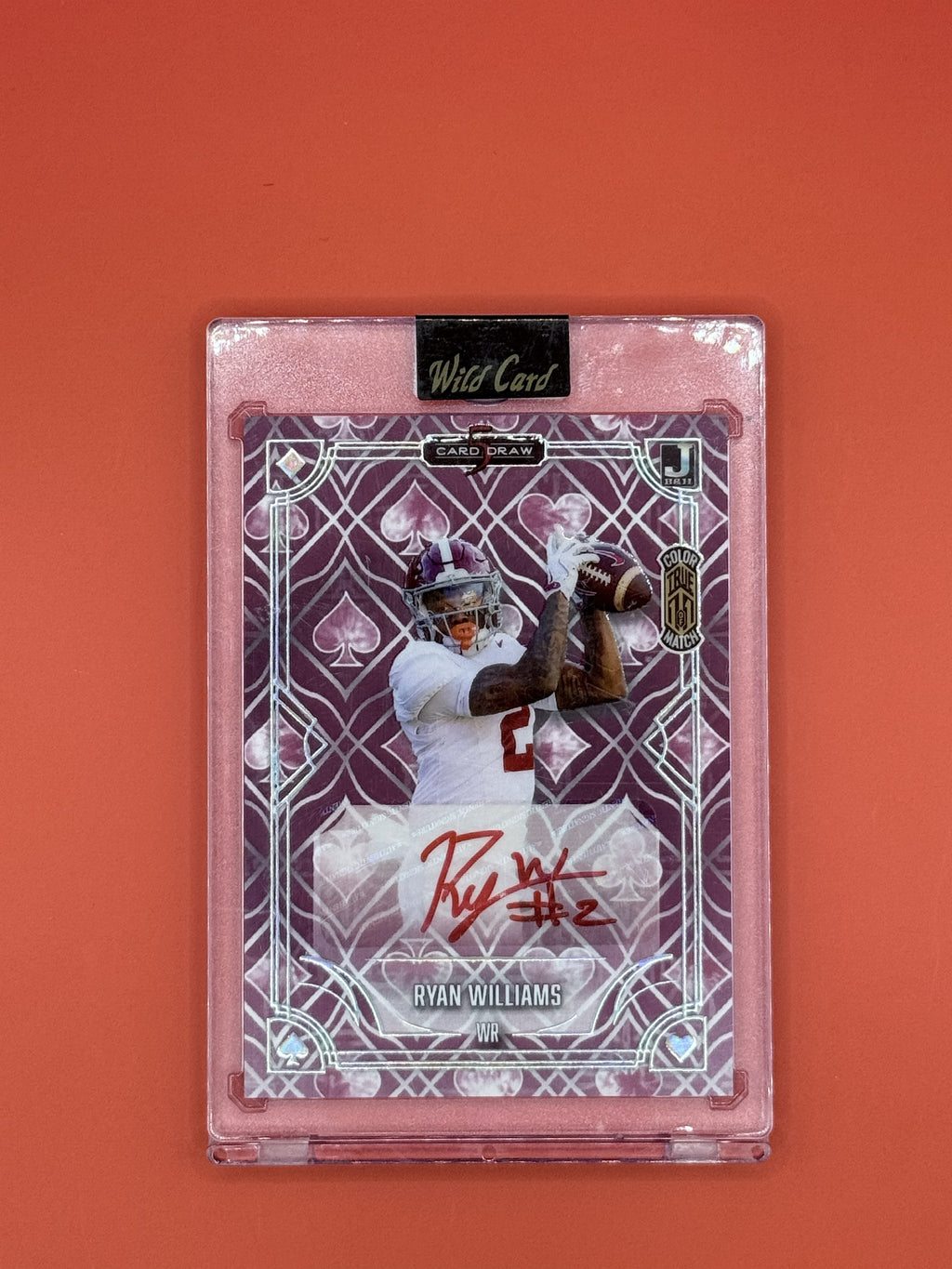 2025 Wild Card 5 Draw Ryan Williams Auto 1/1