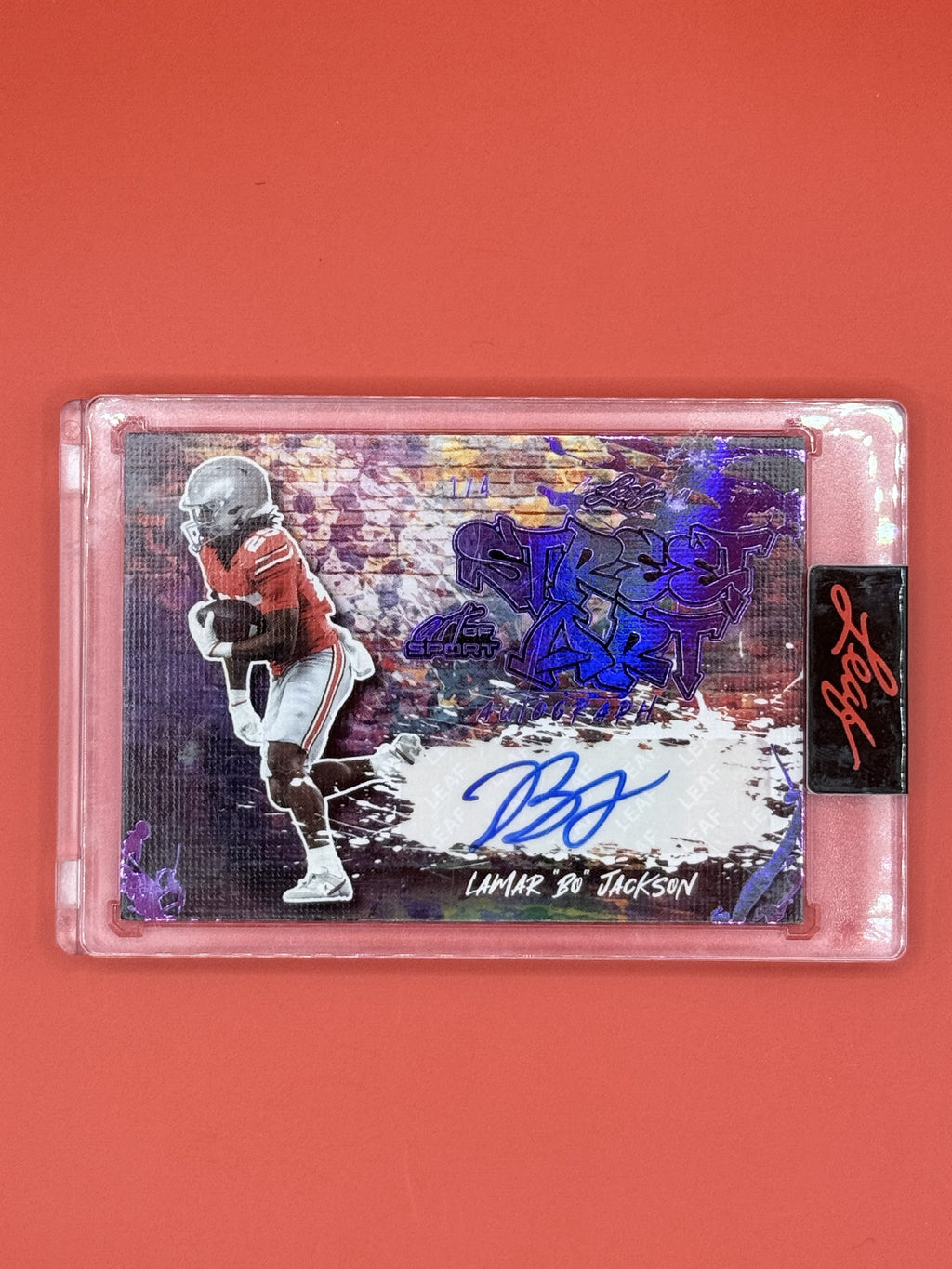 2026 Leaf Art of Sport Lamar Bo Jackson Auto /4