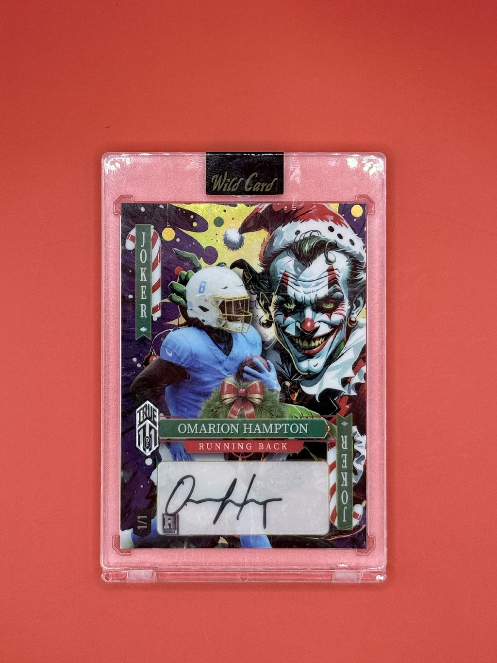 2025 Wild Card Jokers Wild Omarion Hampton Auto 1/1