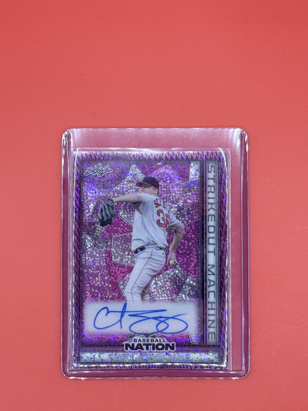 2025 Leaf Baseball Nation Curt Schilling Auto /5