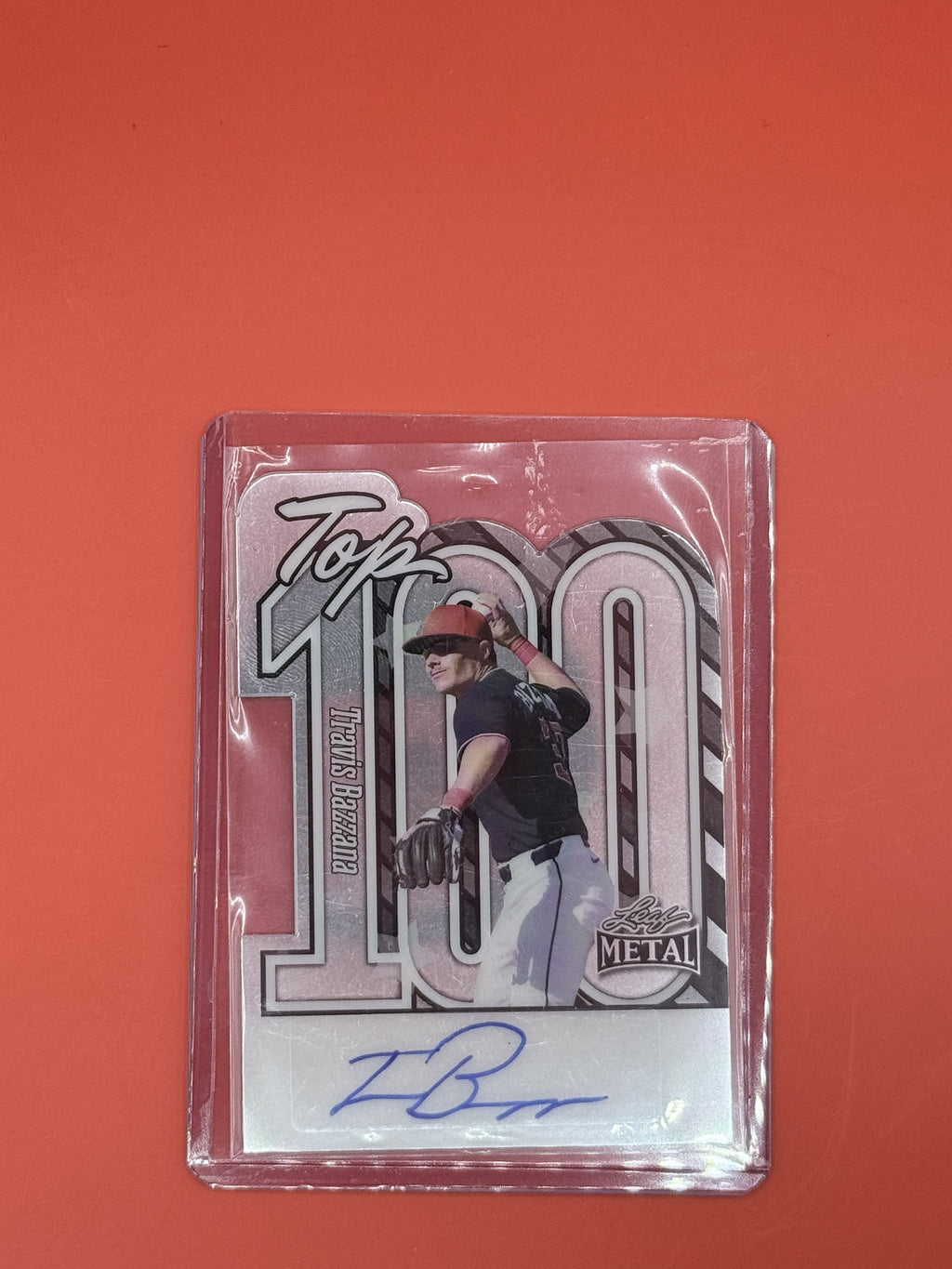 2025 Leaf Metal Travis Bazzana Top 100 Auto /49