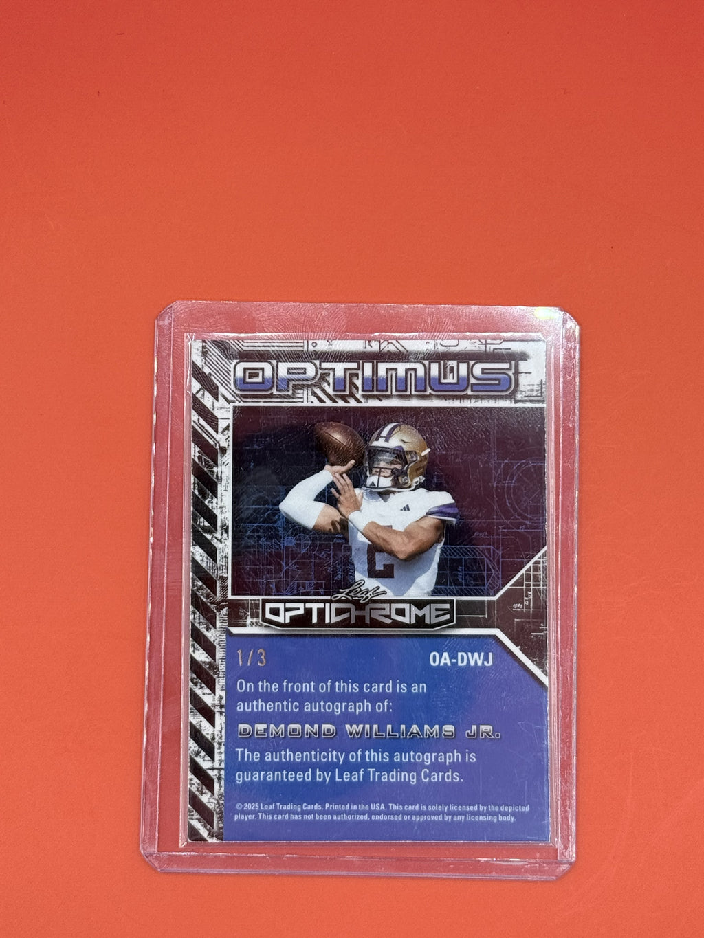 2025 Leaf Optichrome Demond Williams Auto /3