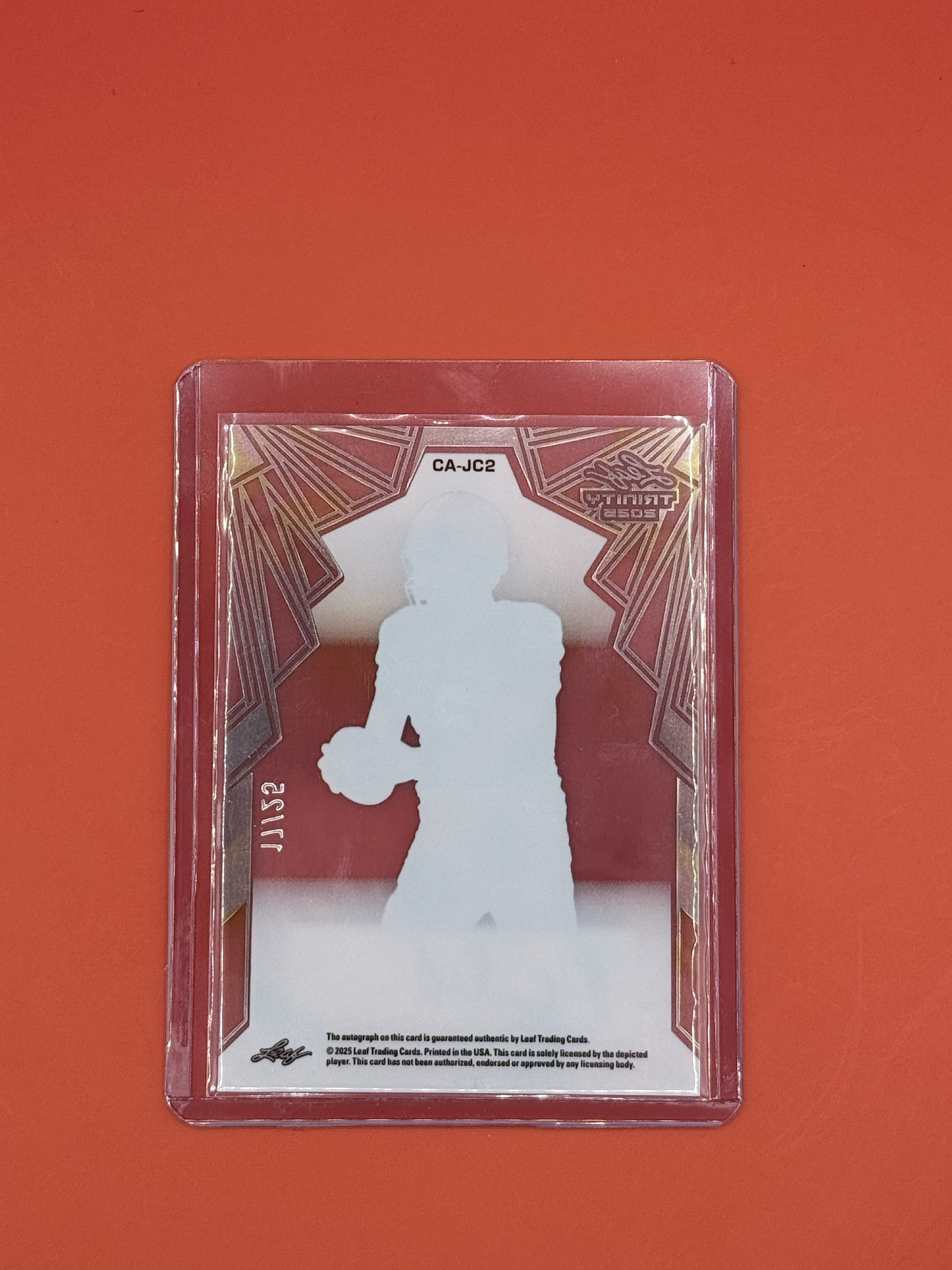 2025 Leaf Trinity Jared Curtis Auto /25