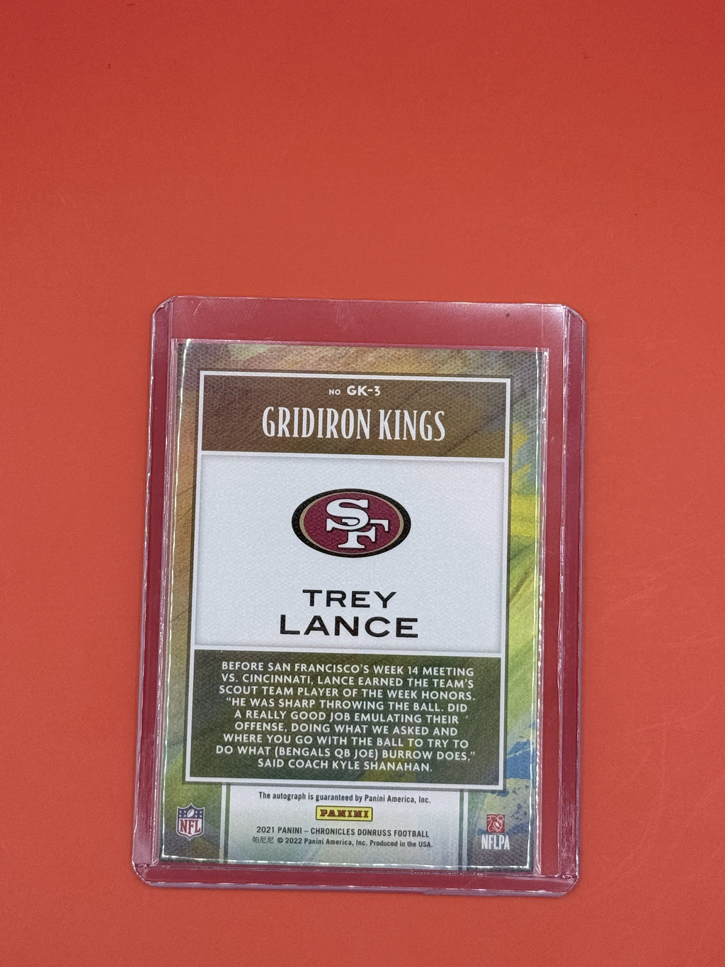 2021 Chronicles Trey Lance Auto