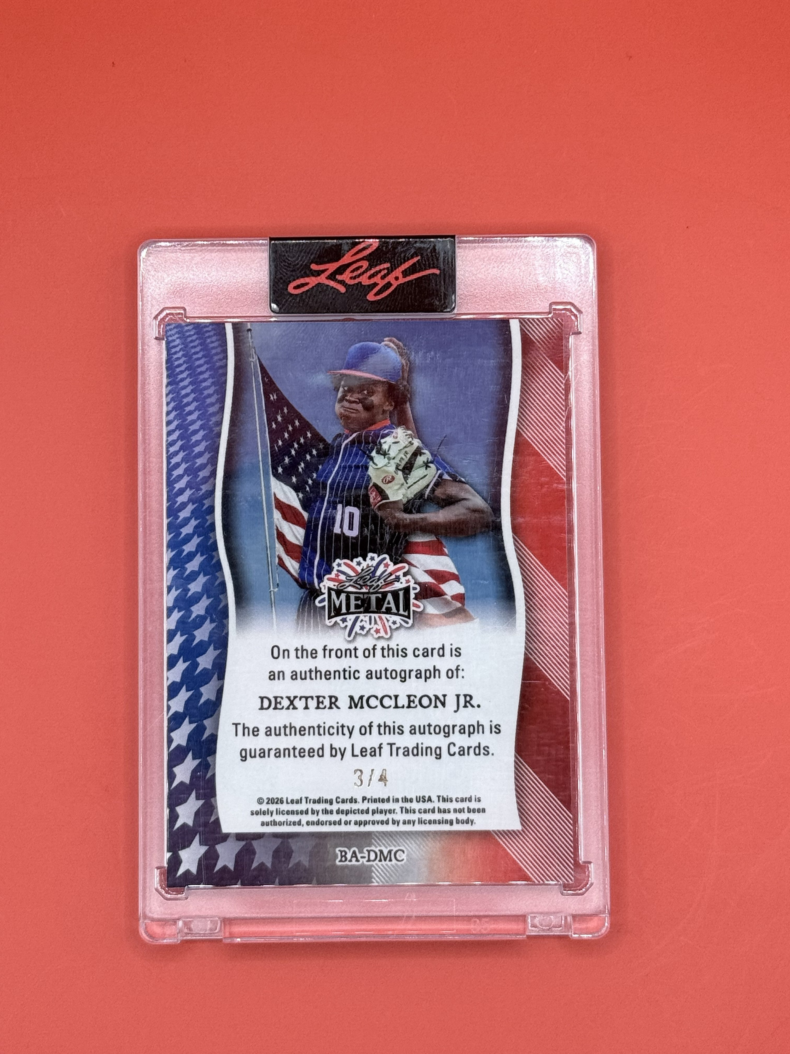 2026 Leaf Metal Dexter McCleon Jr. Auto /4
