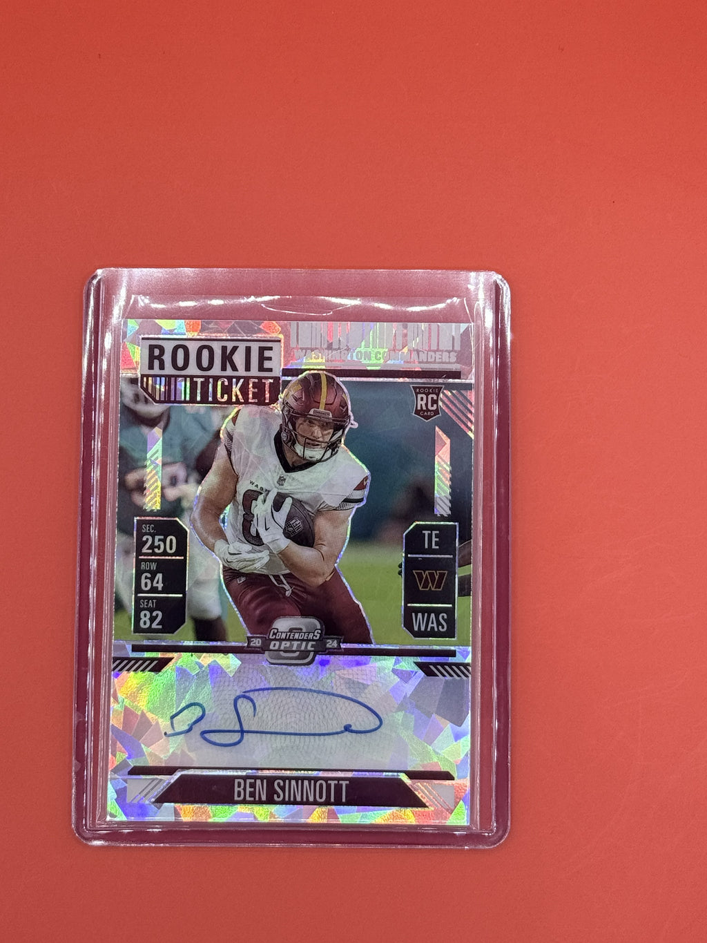 2024 Contenders Cracked Ice Ben Sinnott Auto /22