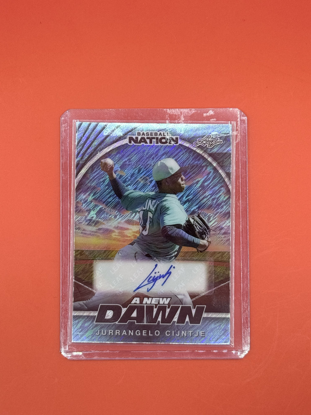 2025 Leaf Baseball Nation Jurrangelo Cijntje Auto /3