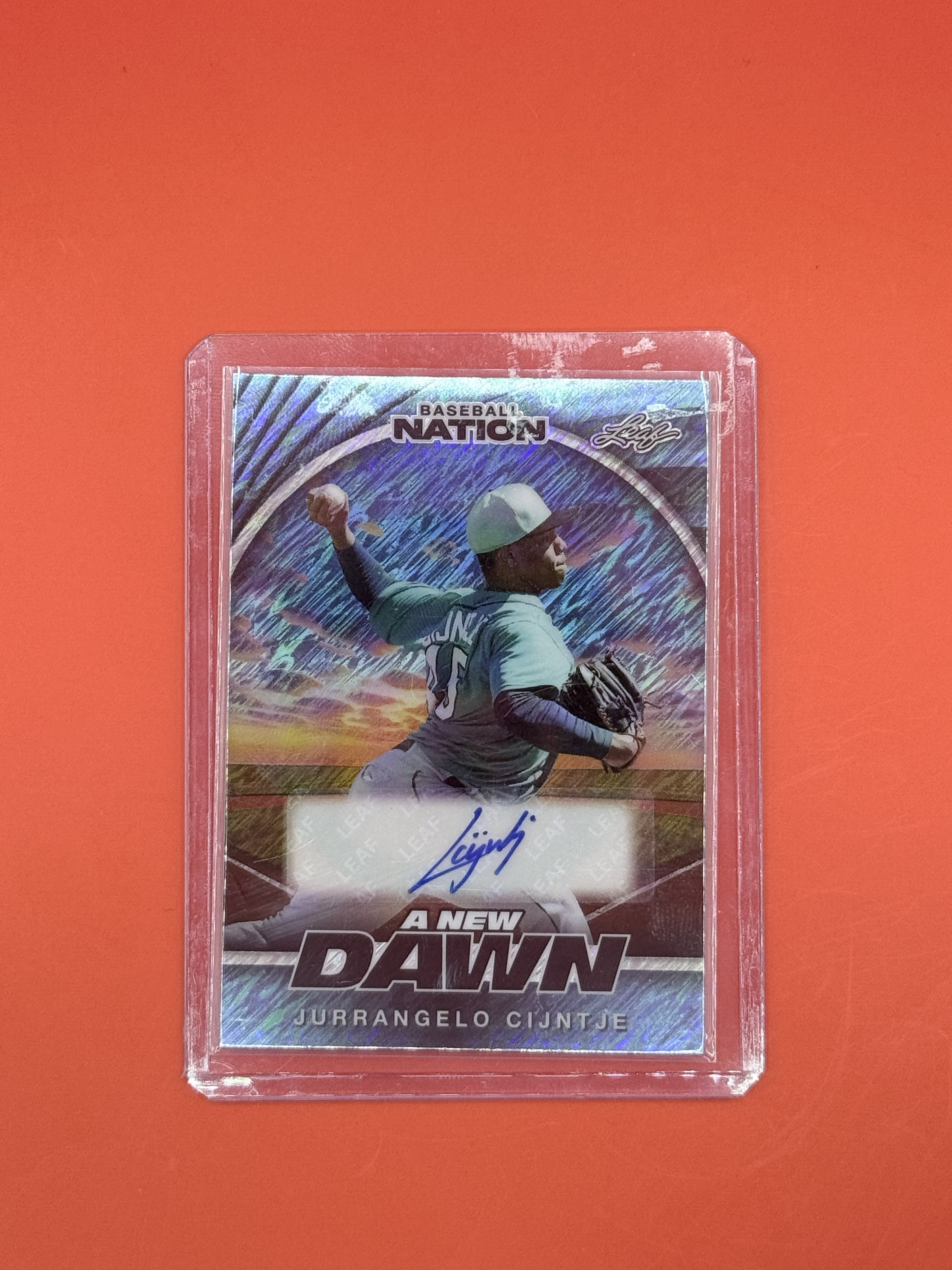 2025 Leaf Baseball Nation Jurrangelo Cijntje Auto /3